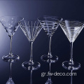 Προσαρμοσμένο χύμα Clear Cocktail Glass Martini γυαλιά